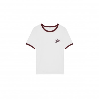 CELINE T-SHIRT IN COTTON JERSEY RX0CV507Z.01WX